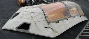 Illustration for article titled Man gets top secret fighter jet's canopy for peanuts — now selling it on eBay for $620,000
